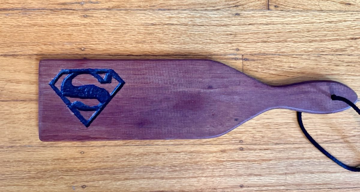 Wooden Superman Paddle